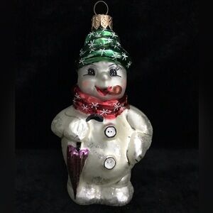 Christopher Radko Snowman Ornament